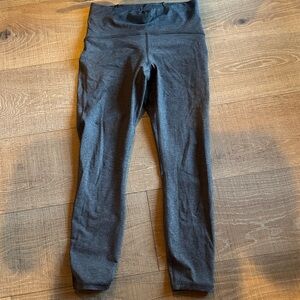 Lululemon grey leggings, 25” leg